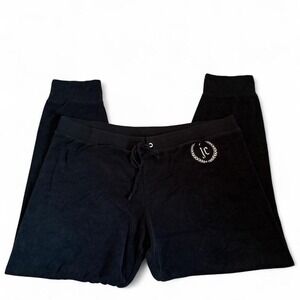 Juicy Couture Black Y2K 2000s style Sweatpants